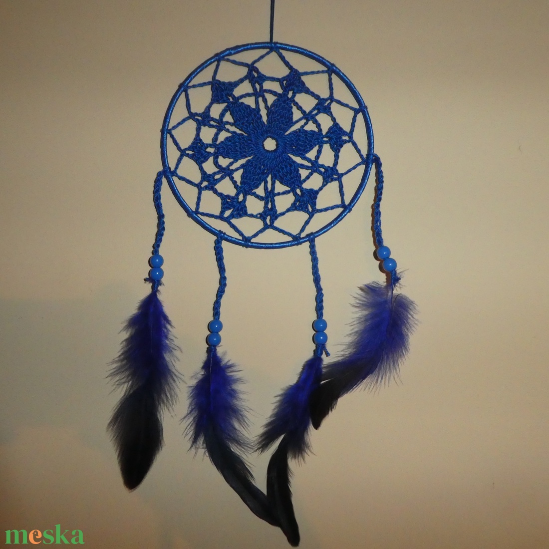horgolt álomfogó álomcsapda  - otthon & életmód - dekoráció - fali és függő dekoráció - álomfogó - Meska.hu