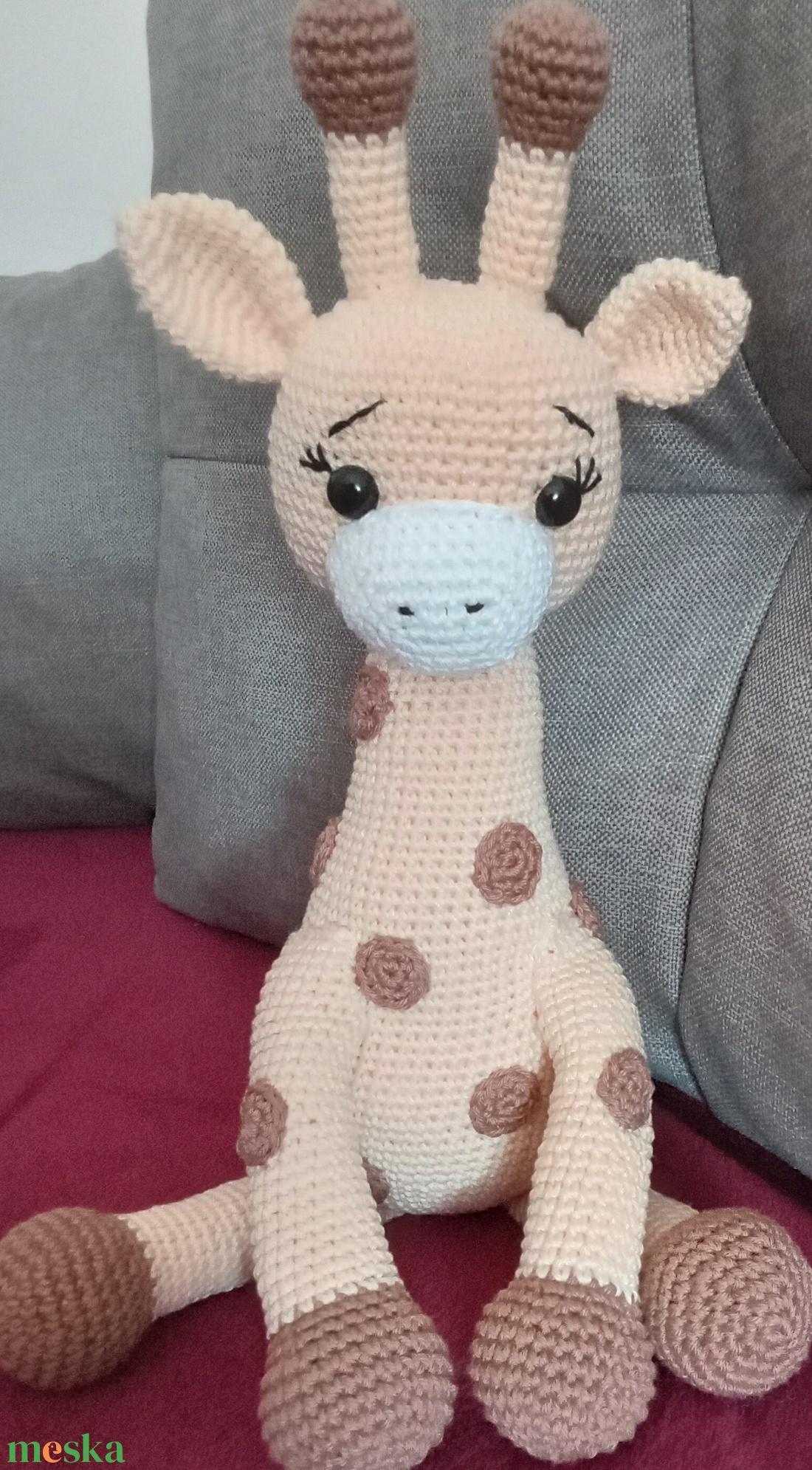 Zsiráf  - játék & sport - plüssállat & játékfigura - zsiráf - Meska.hu