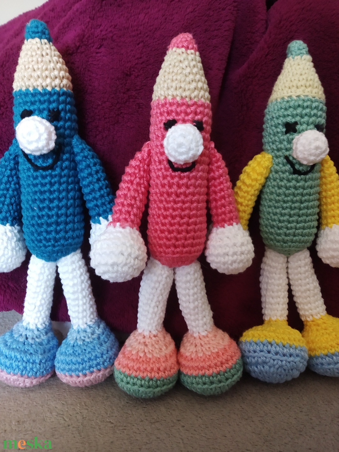 Horgolt ceruza  - játék & sport - plüssállat & játékfigura - más figura - Meska.hu