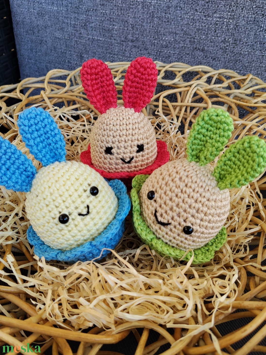 Tojásnyuszi - játék & sport - plüssállat & játékfigura - nyuszi - Meska.hu