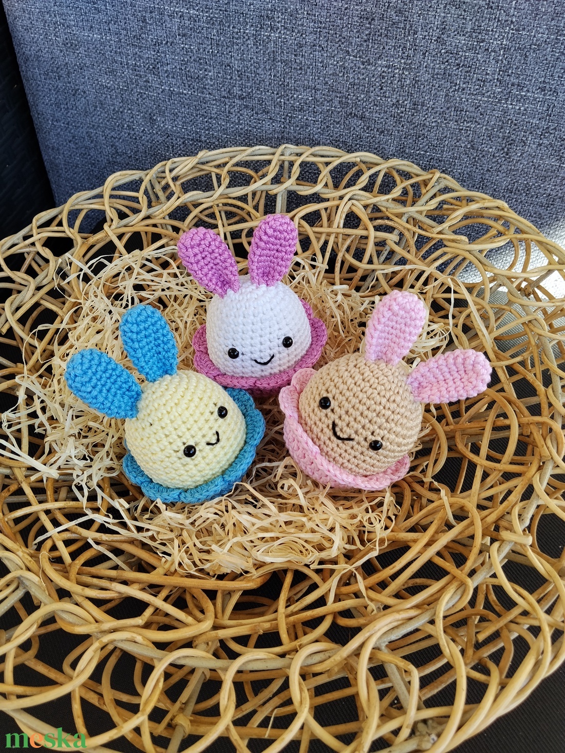 Tojásnyuszi - játék & sport - plüssállat & játékfigura - nyuszi - Meska.hu