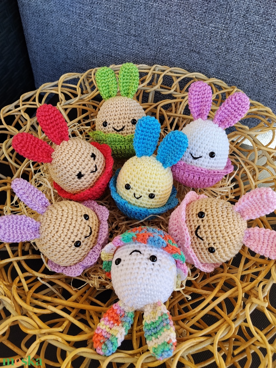 Tojásnyuszi - játék & sport - plüssállat & játékfigura - nyuszi - Meska.hu