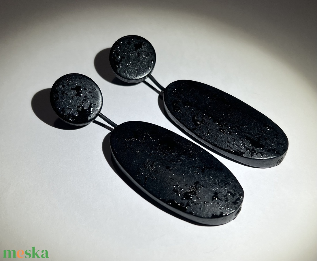 Sumi - minimalista statement fülbevaló - ékszer - fülbevaló - lógó fülbevaló - Meska.hu