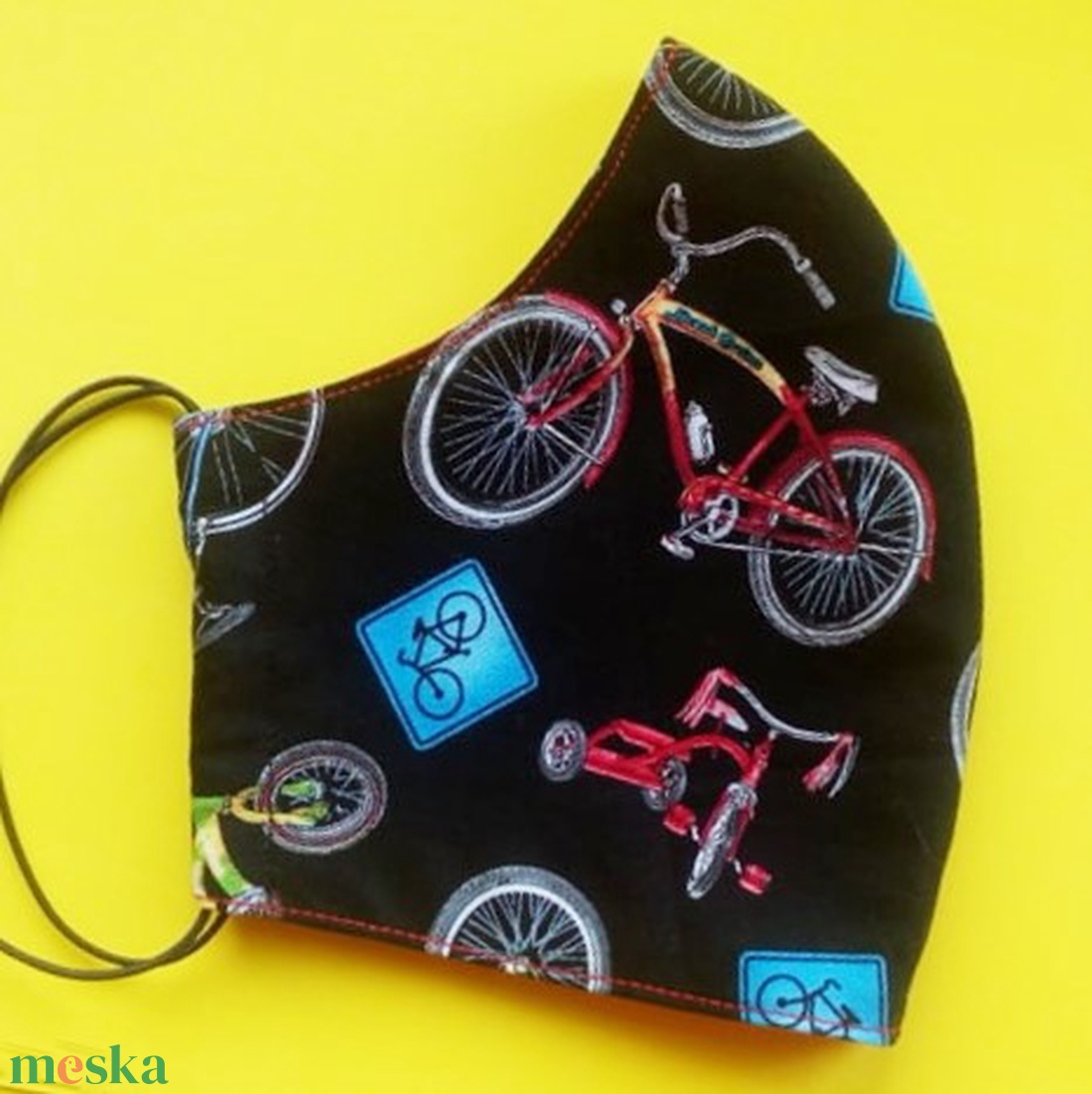 BICAJOK - FÉRFI méretű - minőségi pamut maszk - ruha & divat - maszk, arcmaszk - Meska.hu