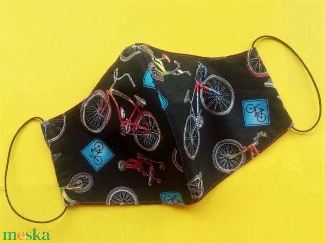 BICAJOK - FÉRFI méretű - minőségi pamut maszk - ruha & divat - maszk, arcmaszk - Meska.hu