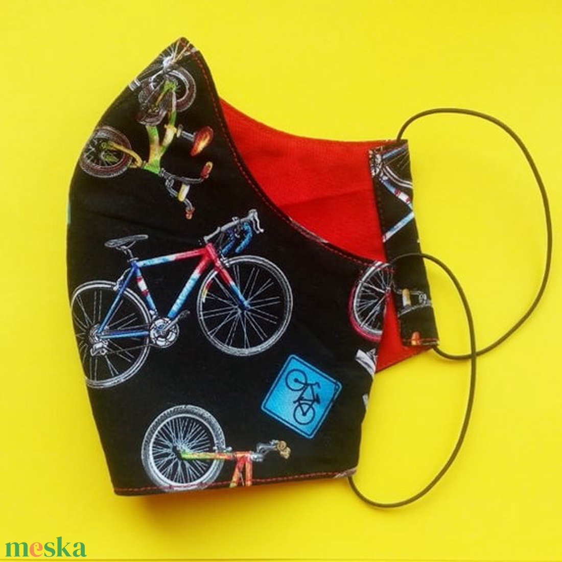 BICAJOK - FÉRFI méretű - minőségi pamut maszk - ruha & divat - maszk, arcmaszk - Meska.hu