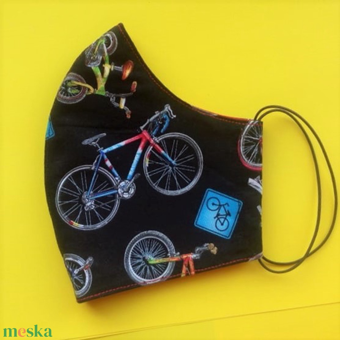 BICAJOK - FÉRFI méretű - minőségi pamut maszk - ruha & divat - maszk, arcmaszk - Meska.hu