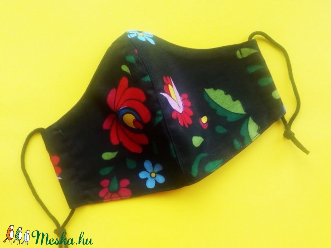 2 db MATYÓ mintás NŐI (kisebb) méretű pamut maszk -  - Meska.hu
