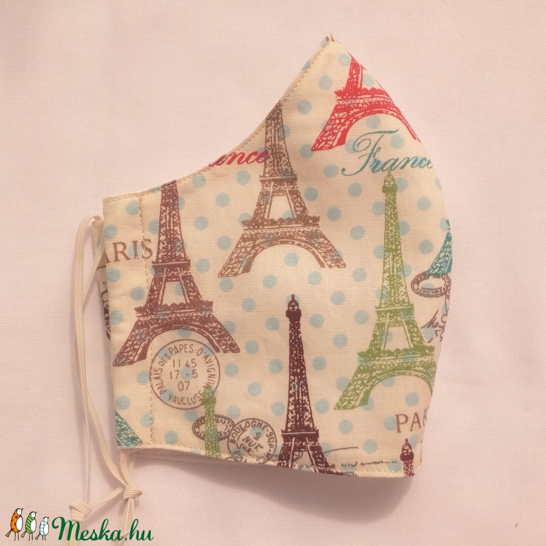 vendeg401889 részére - női arcmaszk Eiffel toronnyal, pamutból - - Meska.hu vendeg401889 részére - női arcmaszk Eiffel toronnyal, pamutból - - Meska.hu