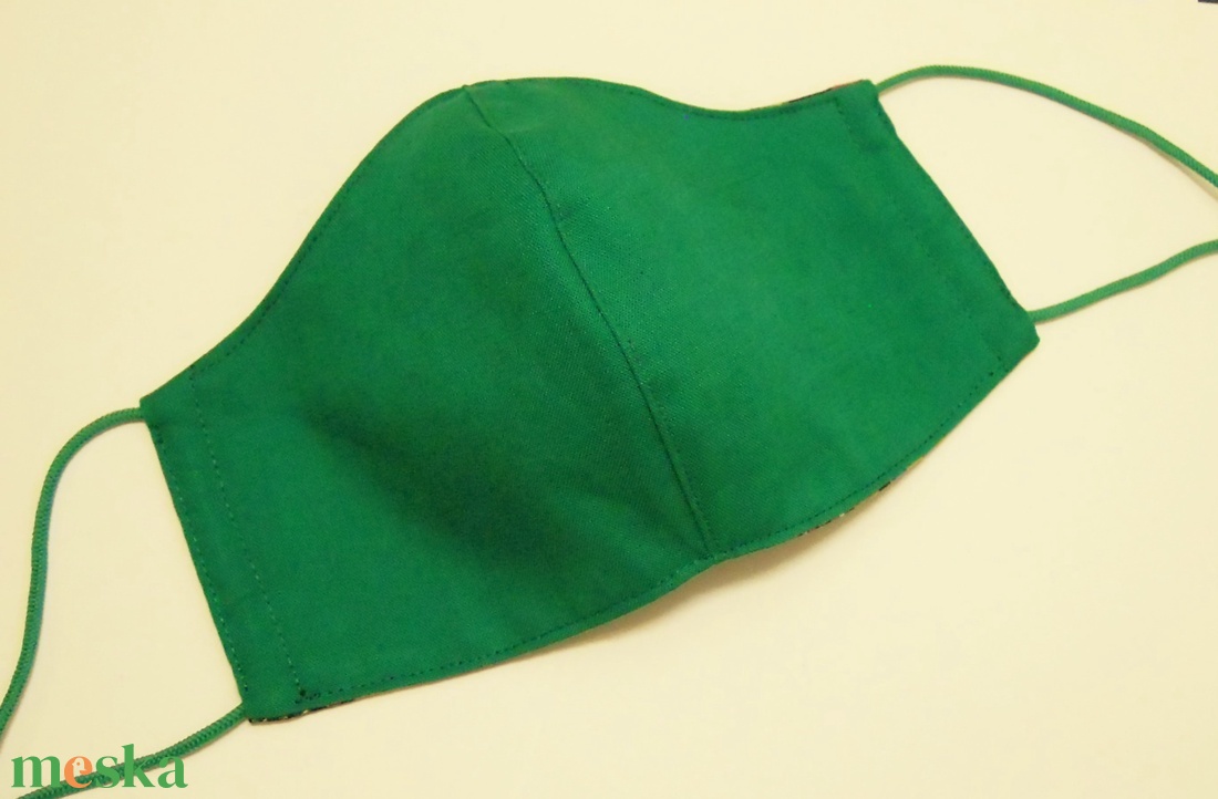 Karácsonyi, minőségi pamut maszk - M méret - ruha & divat - maszk, arcmaszk - női - Meska.hu