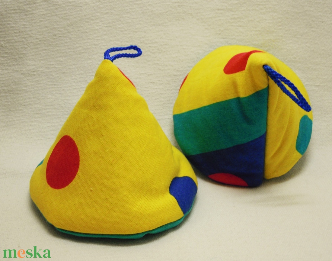 Vidám sárga, pöttyök, csíkok - edényfogó  - otthon & életmód - konyhafelszerelés, tálalás - konyhai textil - edényfogó & edényfedő - Meska.hu