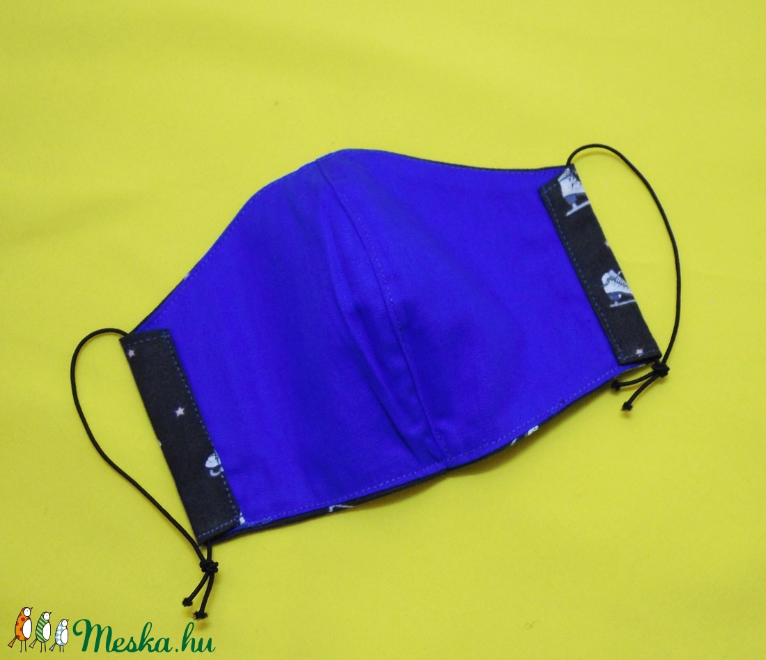 KORCSOLYÁS arcmaszk - kis méret - minőségi pamutból - gyerek - gyerek - Meska.hu