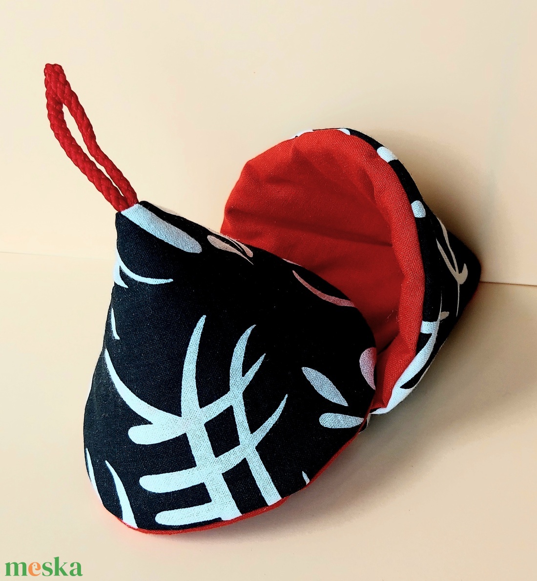 Kínai betűs edényfogó - 1 pár - otthon & életmód - konyhafelszerelés, tálalás - konyhai textil - edényfogó & edényfedő - Meska.hu