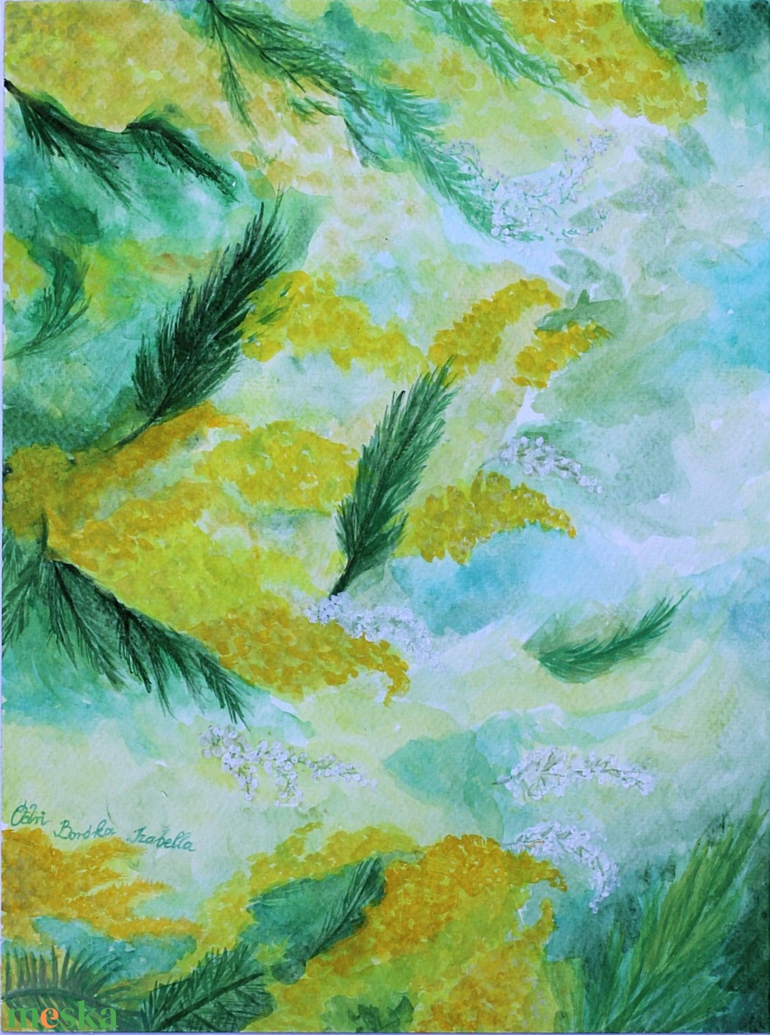 Tavasz - művészet - festmény - akvarell - Meska.hu