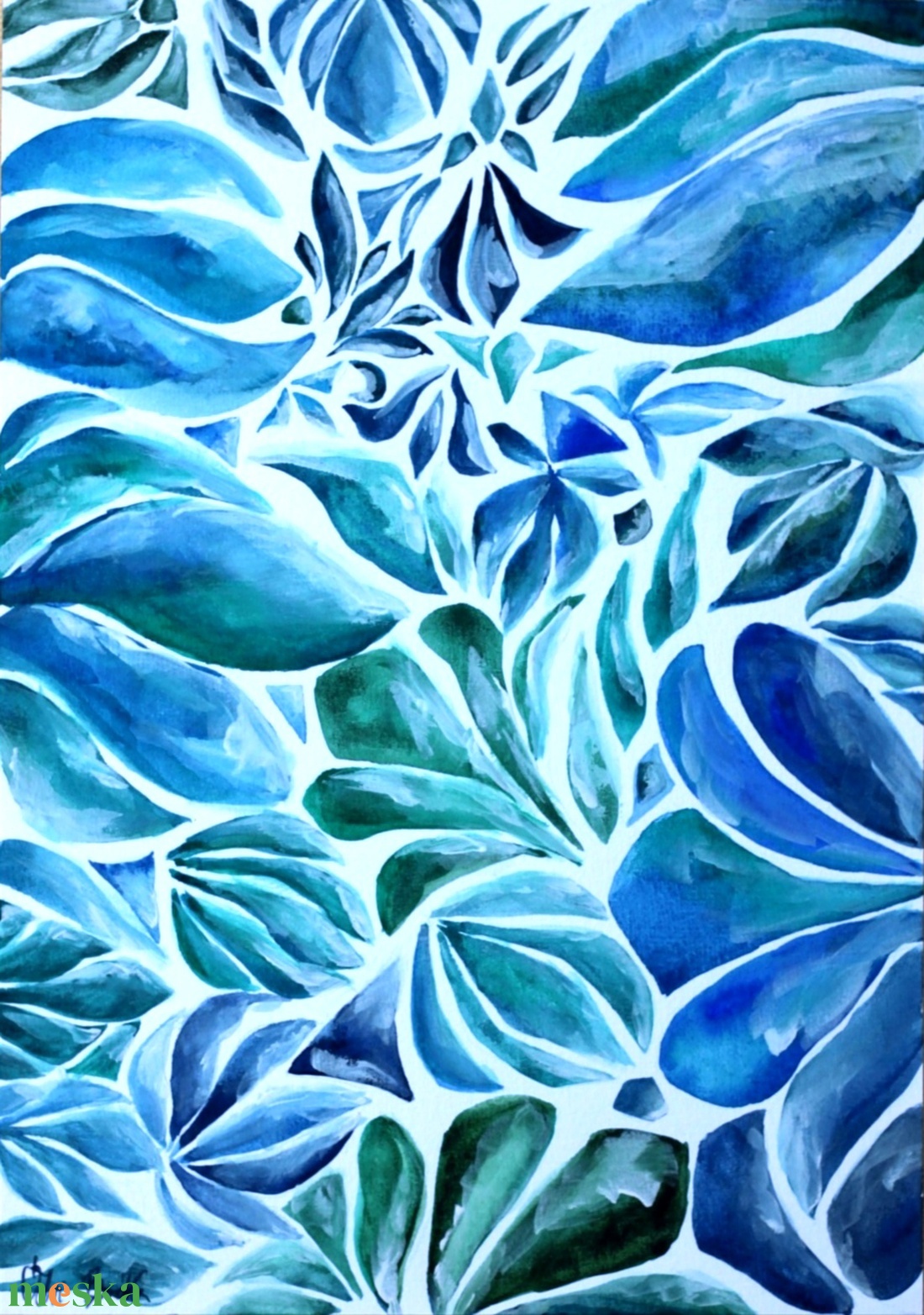 Dzsungel  - művészet - festmény - akvarell - Meska.hu