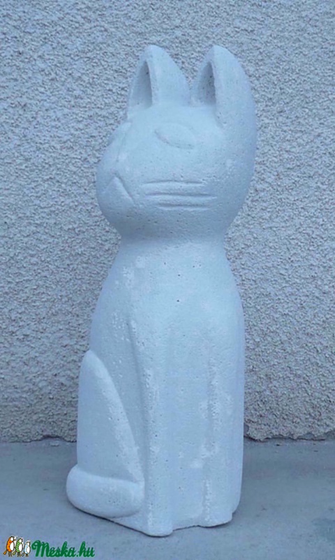 Nagy macska - egyedileg kézzel faragott kültéri szobor (60cm magas)  -  - Meska.hu