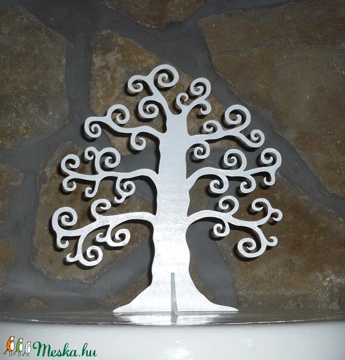 Életfa ékszertartó - fehér -  - Meska.hu