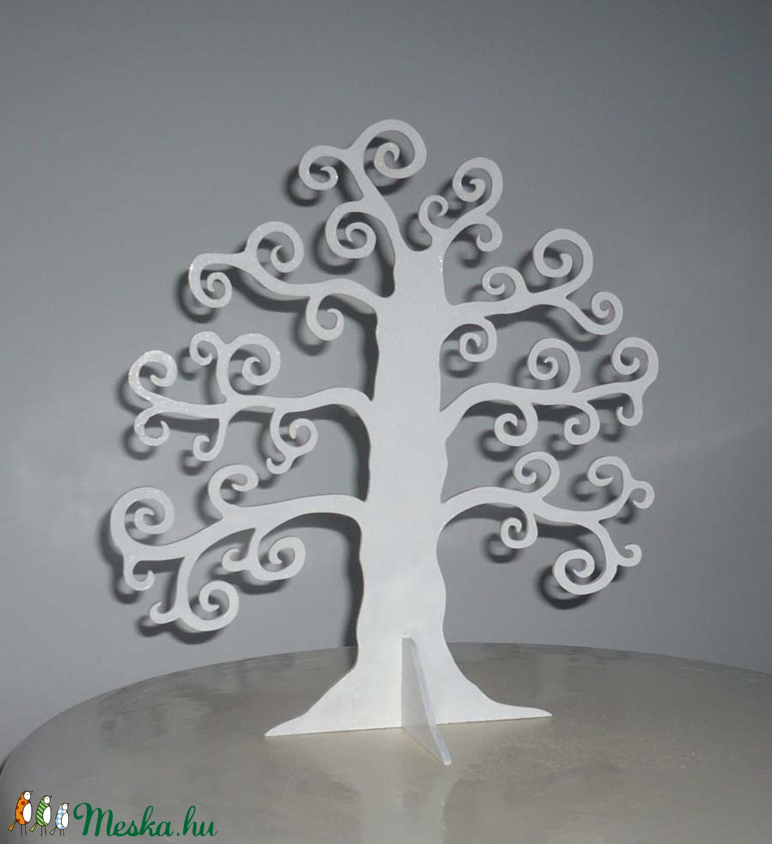 Életfa ékszertartó - fehér -  - Meska.hu