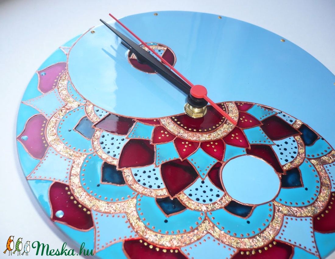 Yin-yang és Mandala - egyedi festett üveg falióra - otthon & lakás - dekoráció - falióra & óra - Meska.hu Yin-yang és Mandala - egyedi festett üveg falióra - otthon & lakás - dekoráció - falióra & óra - Meska.hu