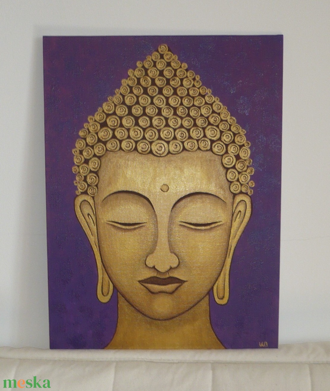 Arany Buddha - egyedi akril festmény, falikép 30x40 - művészet - festmény - akril - Meska.hu Arany Buddha - egyedi akril festmény, falikép 30x40 - művészet - festmény - akril - Meska.hu