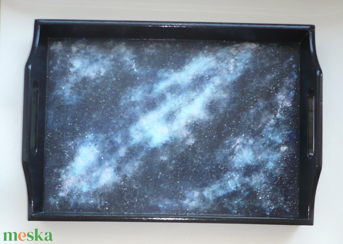 Galaxis tálca - egyedi, festett nagy fa tálca 30x40 - otthon & lakás - konyhafelszerelés, tálalás - tálalás - tálca - Meska.hu Galaxis tálca - egyedi, festett nagy fa tálca 30x40 - otthon & lakás - konyhafelszerelés, tálalás - tálalás - tálca - Meska.hu