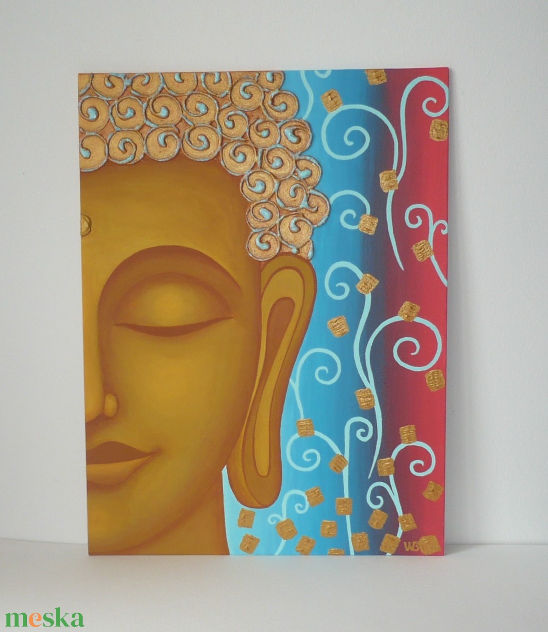 Buddha - egyedi akril festmény, falikép 30x40 - művészet - festmény - akril - Meska.hu Buddha - egyedi akril festmény, falikép 30x40 - művészet - festmény - akril - Meska.hu