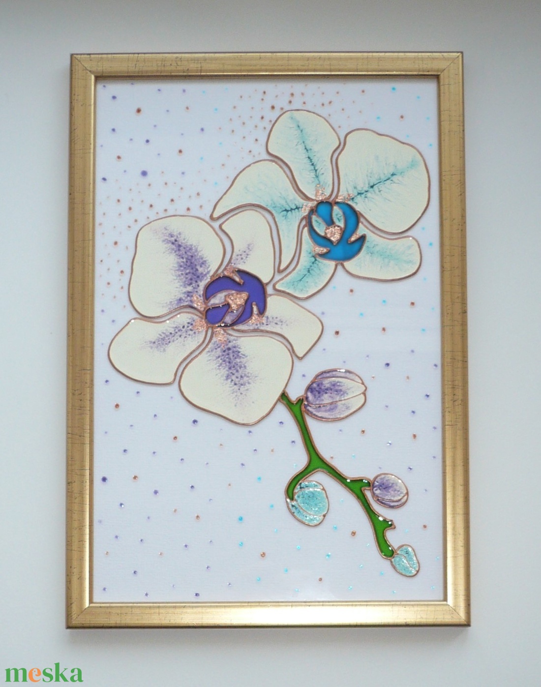 Orchideák - üvegre festett falikép, festmény - otthon & életmód - dekoráció - kép & falikép - üvegkép - Meska.hu Orchideák - üvegre festett falikép, festmény - otthon & életmód - dekoráció - kép & falikép - üvegkép - Meska.hu
