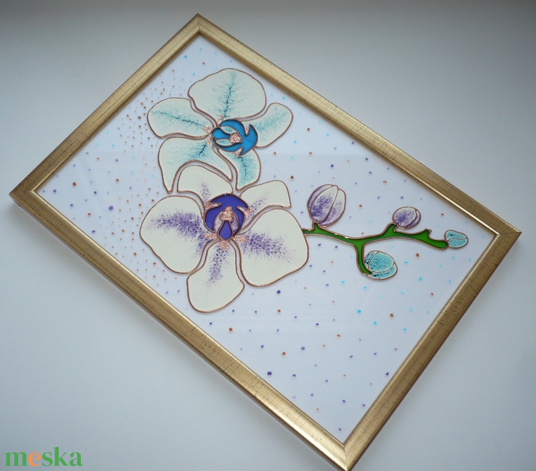 Orchideák - üvegre festett falikép, festmény - otthon & életmód - dekoráció - kép & falikép - üvegkép - Meska.hu Orchideák - üvegre festett falikép, festmény - otthon & életmód - dekoráció - kép & falikép - üvegkép - Meska.hu