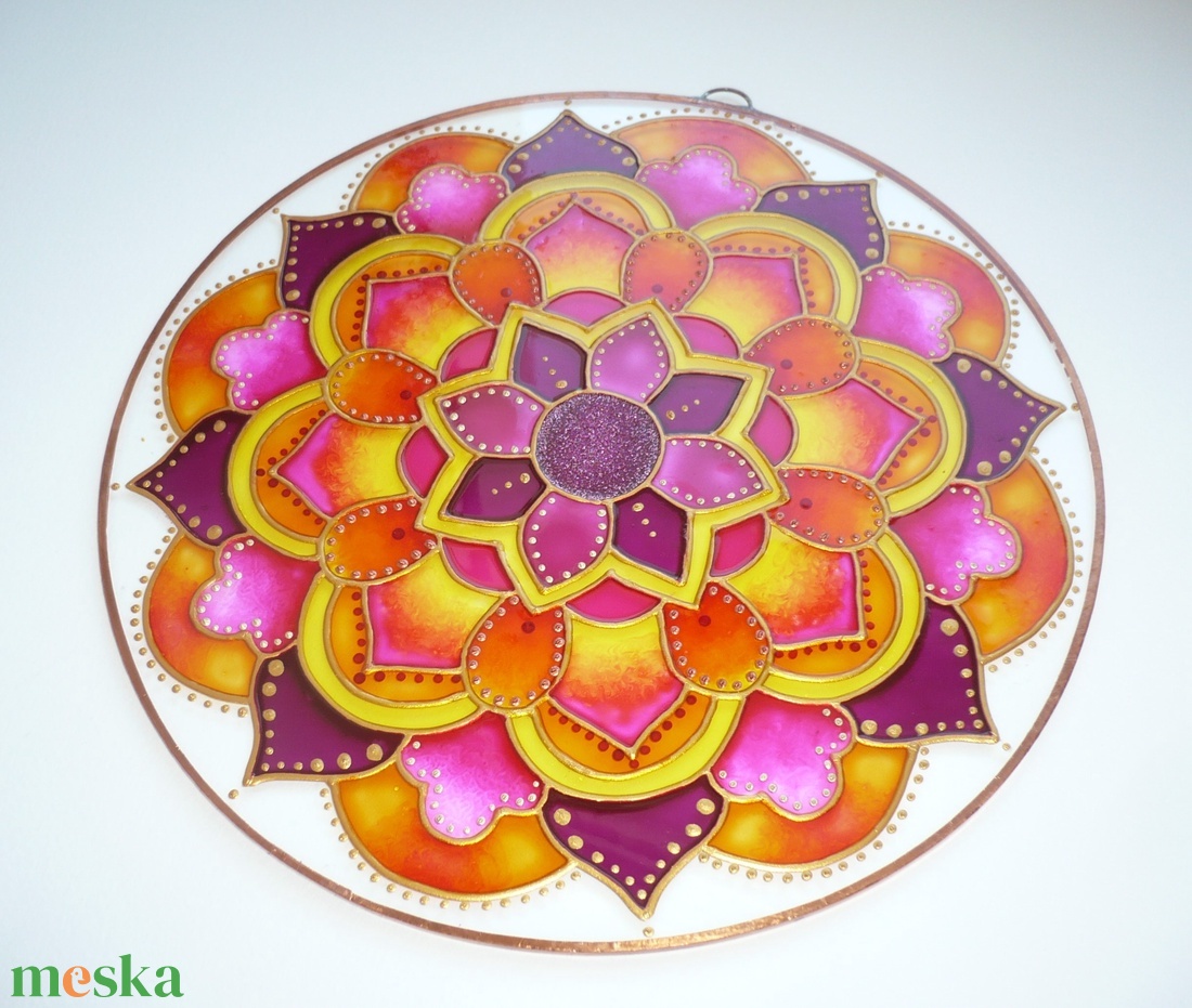 Napsütés mandala - egyedi üvegre festett mandala ablakdísz, fényfogó - otthon & életmód - dekoráció - spiritualitás - mandala - Meska.hu Napsütés mandala - egyedi üvegre festett mandala ablakdísz, fényfogó - otthon & életmód - dekoráció - spiritualitás - mandala - Meska.hu