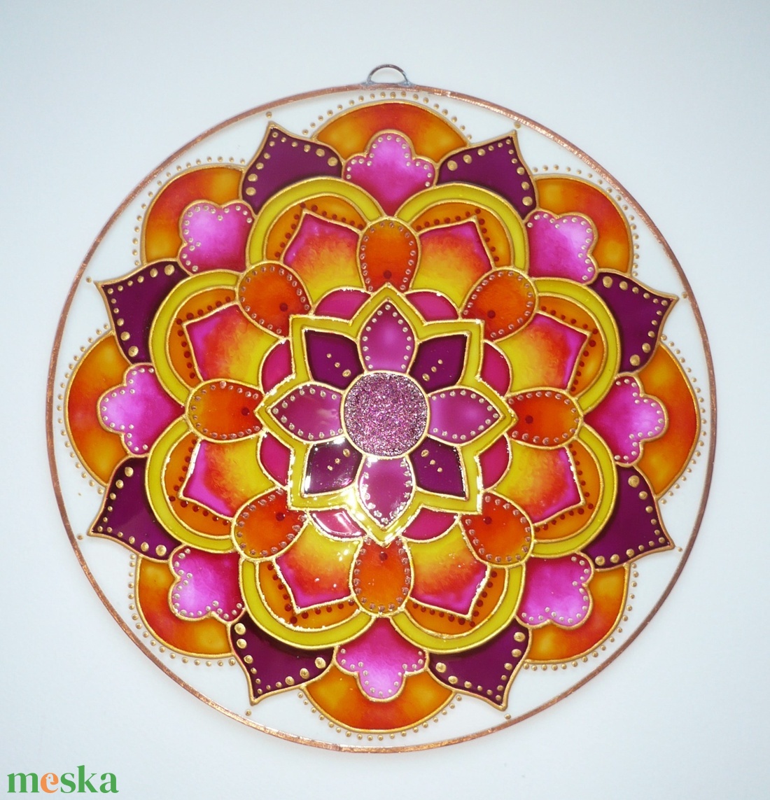 Napsütés mandala - egyedi üvegre festett mandala ablakdísz, fényfogó - otthon & életmód - dekoráció - spiritualitás - mandala - Meska.hu Napsütés mandala - egyedi üvegre festett mandala ablakdísz, fényfogó - otthon & életmód - dekoráció - spiritualitás - mandala - Meska.hu