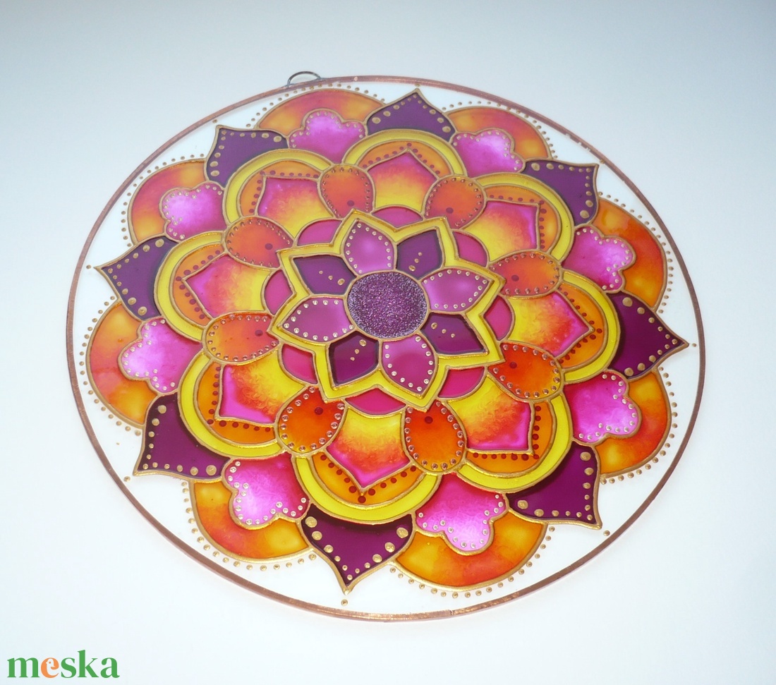 Napsütés mandala - egyedi üvegre festett mandala ablakdísz, fényfogó - otthon & életmód - dekoráció - spiritualitás - mandala - Meska.hu Napsütés mandala - egyedi üvegre festett mandala ablakdísz, fényfogó - otthon & életmód - dekoráció - spiritualitás - mandala - Meska.hu