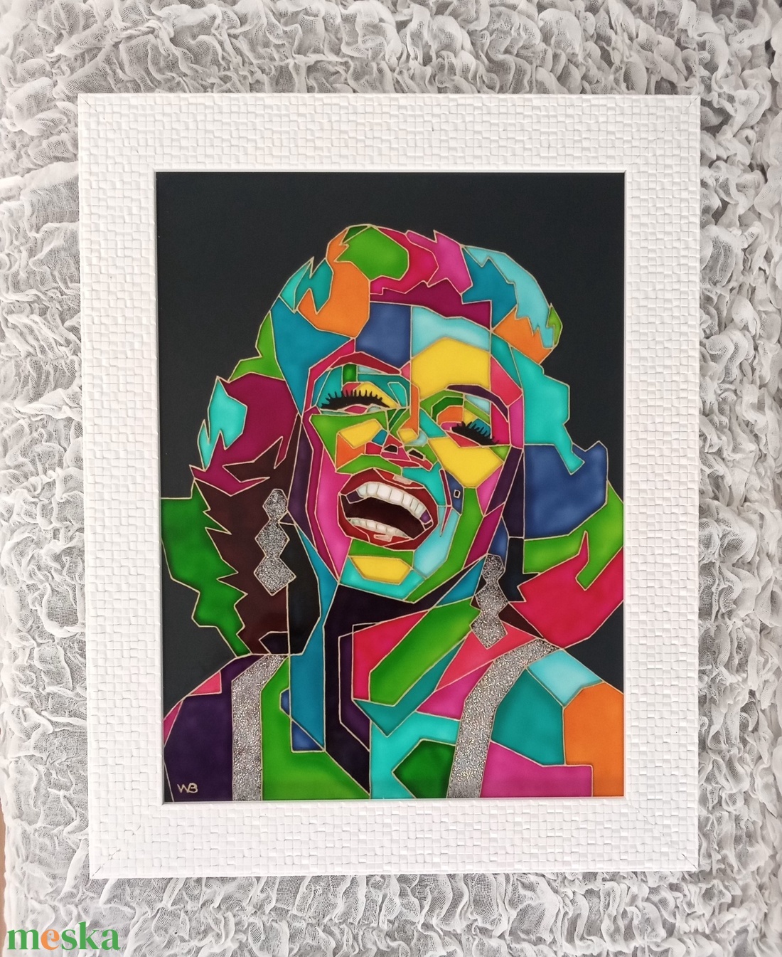Marilyn Monroe - popart - üvegre festett falikép, festmény - művészet - festmény - üvegfestmény - Meska.hu Marilyn Monroe - popart - üvegre festett falikép, festmény - művészet - festmény - üvegfestmény - Meska.hu