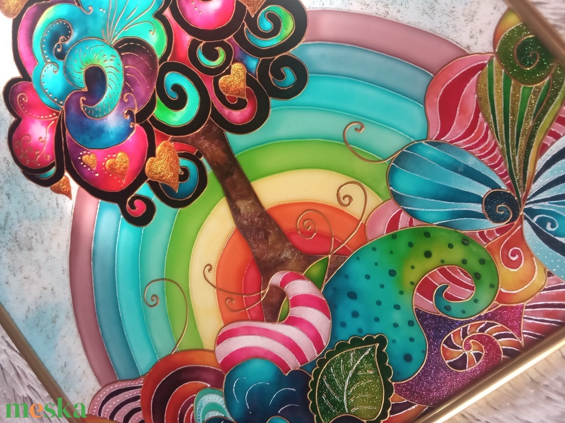 Hippi Életfa - plexiüvegre festett falikép, festmény (40x50cm) - otthon & életmód - dekoráció - kép & falikép - üvegkép - Meska.hu Hippi Életfa - plexiüvegre festett falikép, festmény (40x50cm) - otthon & életmód - dekoráció - kép & falikép - üvegkép - Meska.hu