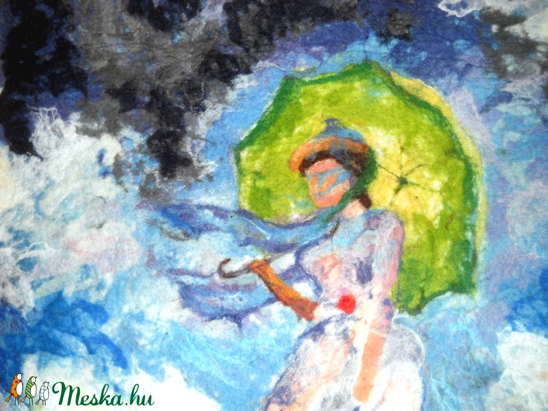 Esernyős hőlgy- Monet után - művészet - festmény - festmény vegyes technika - Meska.hu Esernyős hőlgy- Monet után - művészet - festmény - festmény vegyes technika - Meska.hu