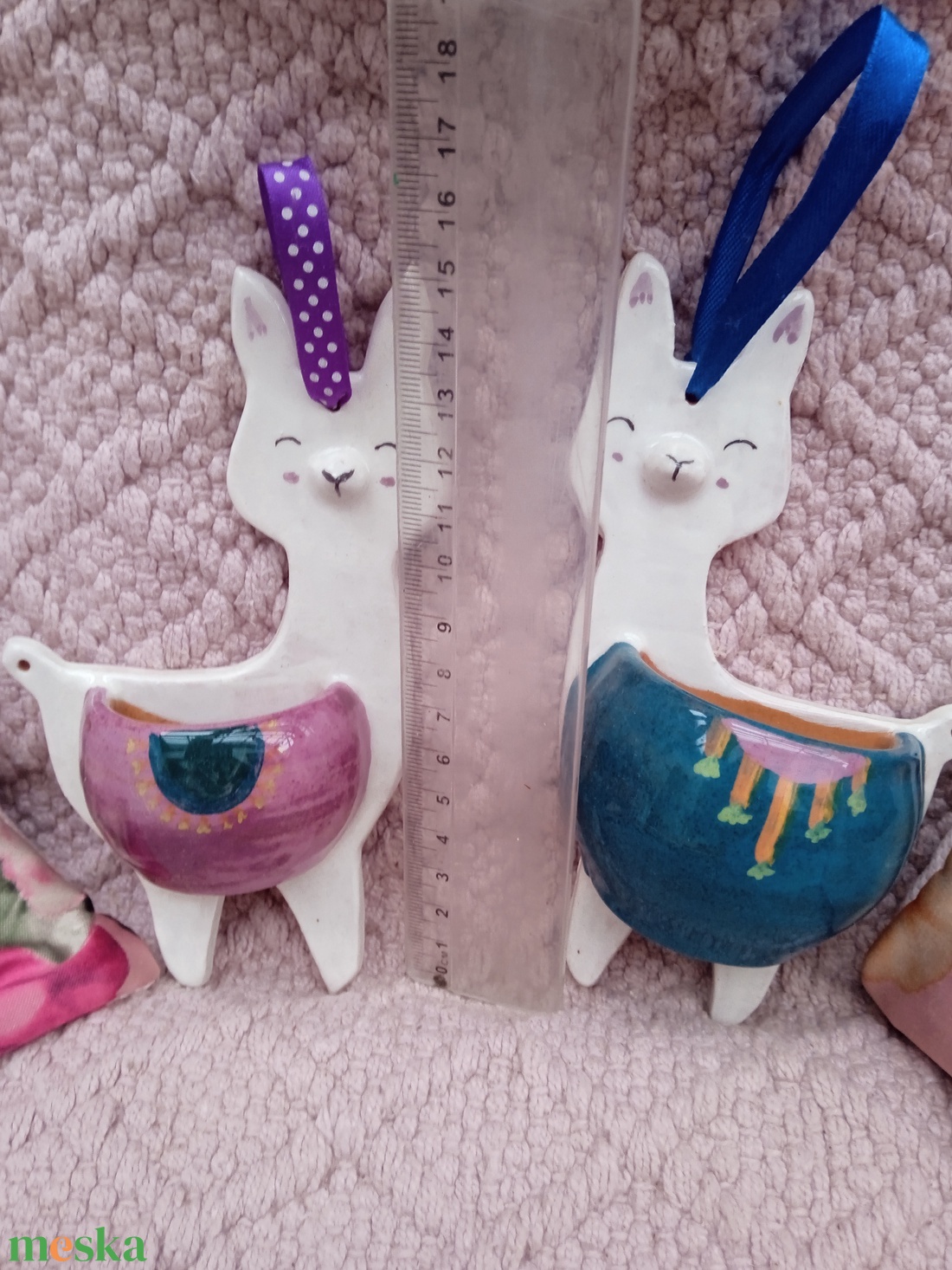 Láma páros - otthon & életmód - dekoráció - asztal és polc dekoráció - dekorációs tál, tartó - Meska.hu