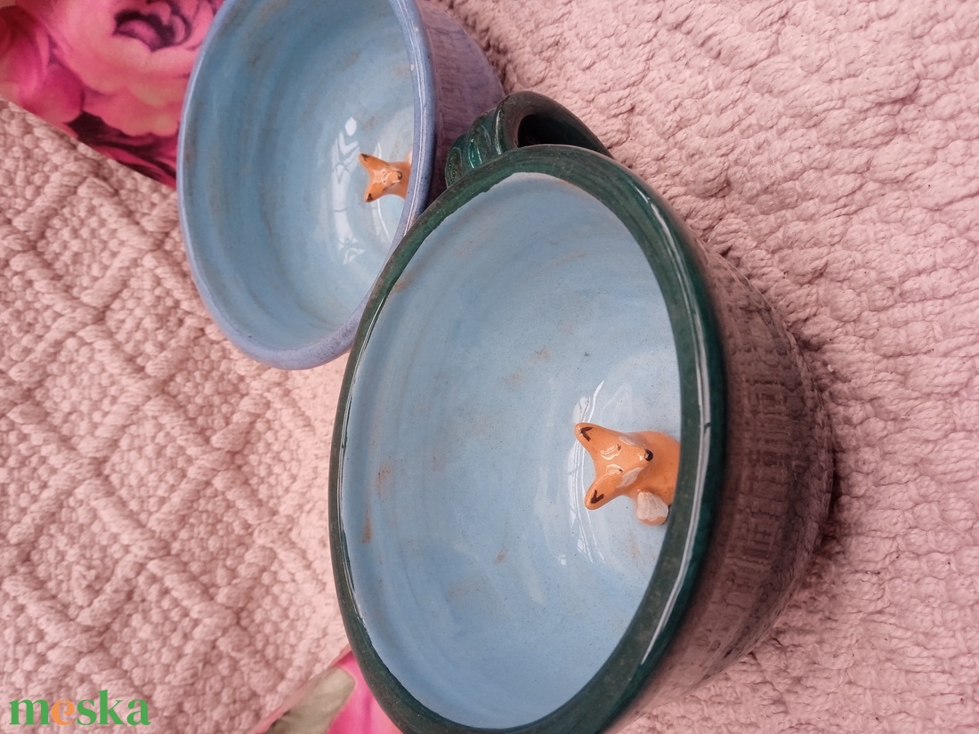 Rókás bögre pár - otthon & életmód - konyhafelszerelés, tálalás - tálalás - bögre & csésze - Meska.hu