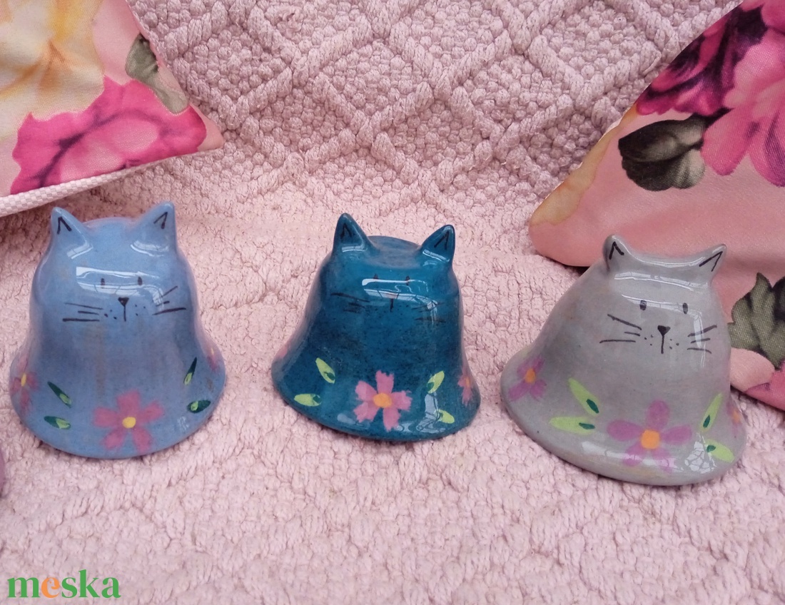 Macskás csengők - otthon & életmód - ház & kert - szélcsengő - Meska.hu