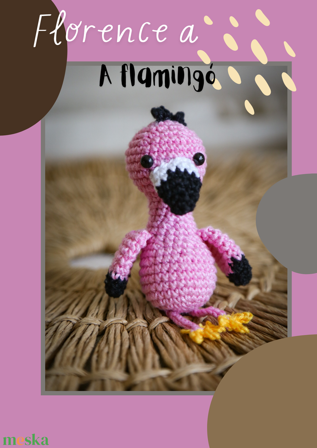 Flamingó horgolás minta - diy (csináld magad) - szabásminta, útmutató - horgolási minta - Meska.hu Flamingó horgolás minta - diy (csináld magad) - szabásminta, útmutató - horgolási minta - Meska.hu