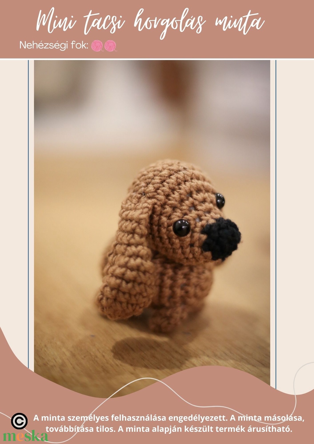 Horgolás minta Mini Tacsi - művészet - grafika & illusztráció - digitális - Meska.hu Horgolás minta Mini Tacsi - művészet - grafika & illusztráció - digitális - Meska.hu