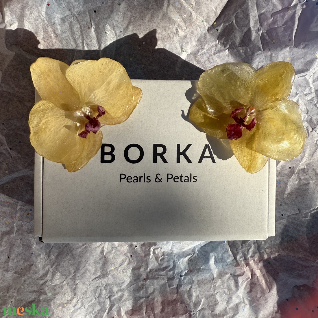 Banánturmix Orchidea Hajcsat - ruha & divat - hajdísz & hajcsat - hajcsat & hajtű - Meska.hu