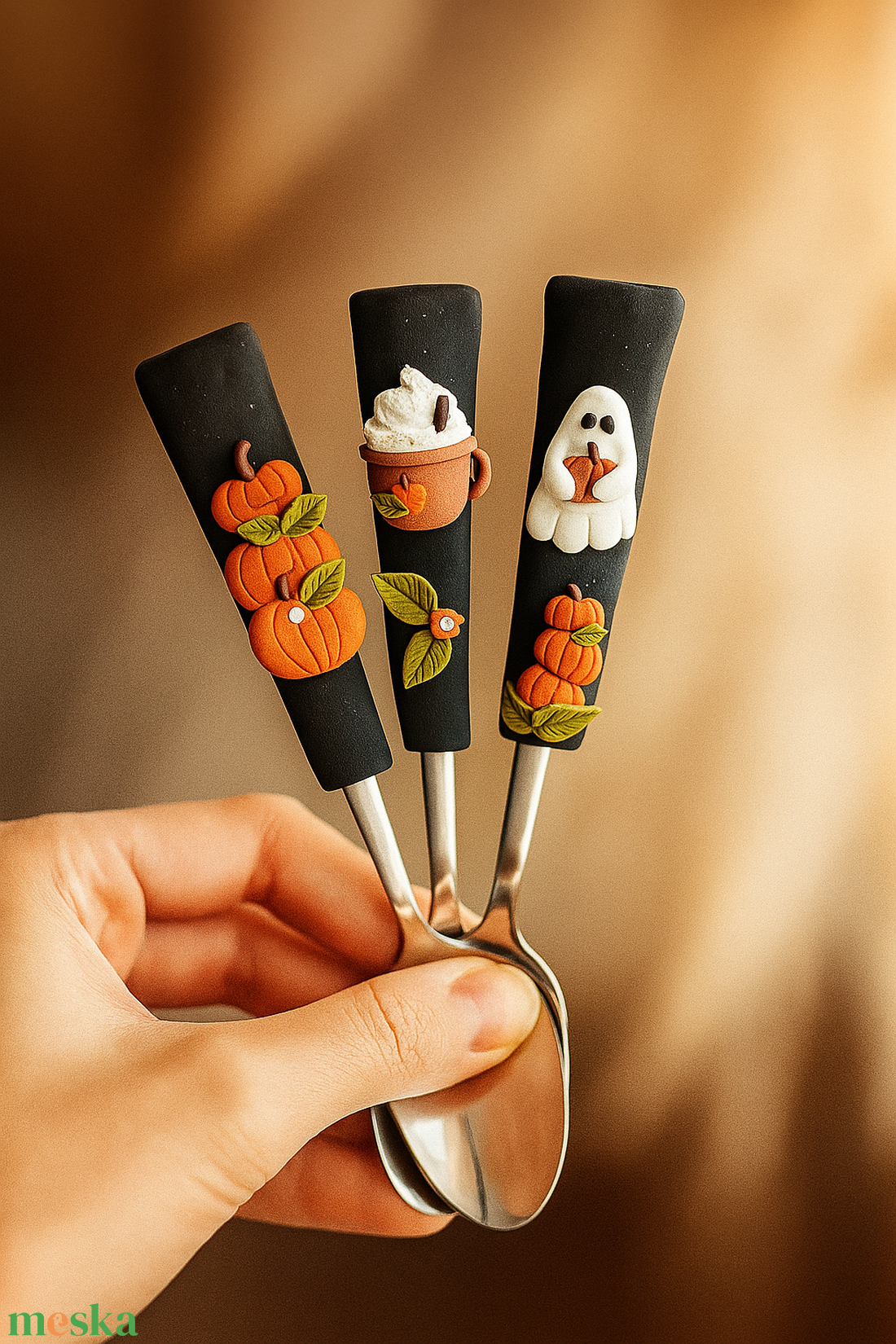 Halloween kiskanalak - otthon & életmód - konyhafelszerelés, tálalás - tálalás - bögre & csésze - Meska.hu Halloween kiskanalak - otthon & életmód - konyhafelszerelés, tálalás - tálalás - bögre & csésze - Meska.hu