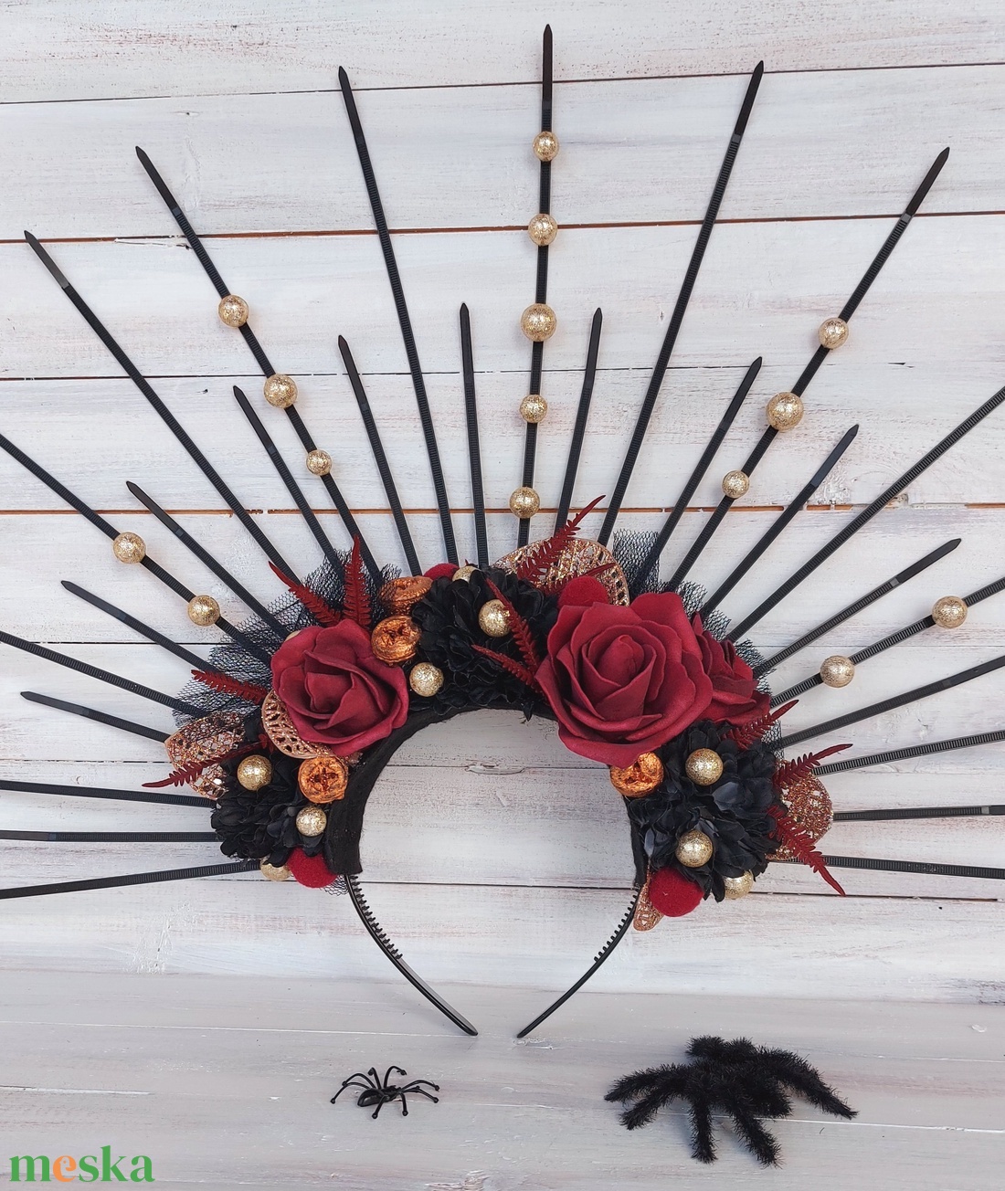 Halloween Fejdísz - Tiara- - otthon & életmód - dekoráció - halloween - halloweeni jelmez és kiegészítők - Meska.hu