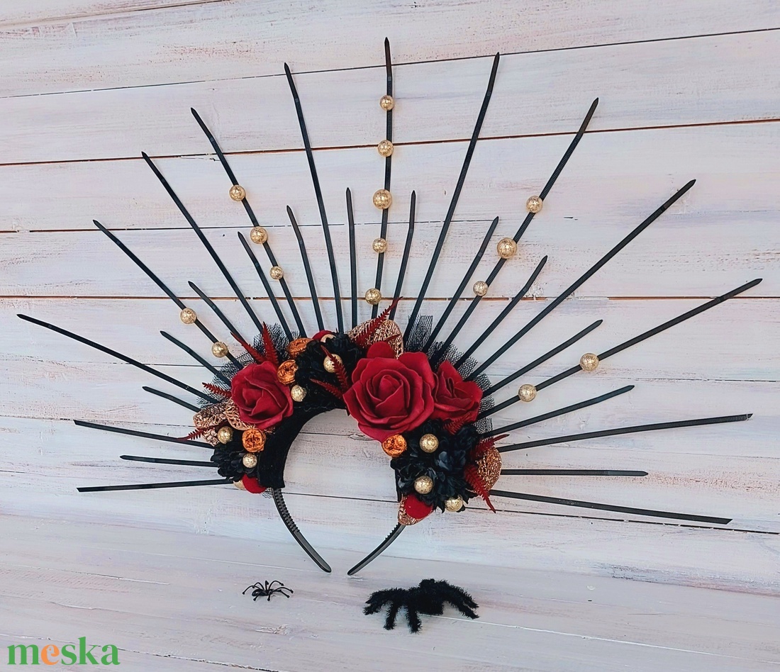 Halloween Fejdísz - Tiara- - otthon & életmód - dekoráció - halloween - halloweeni jelmez és kiegészítők - Meska.hu