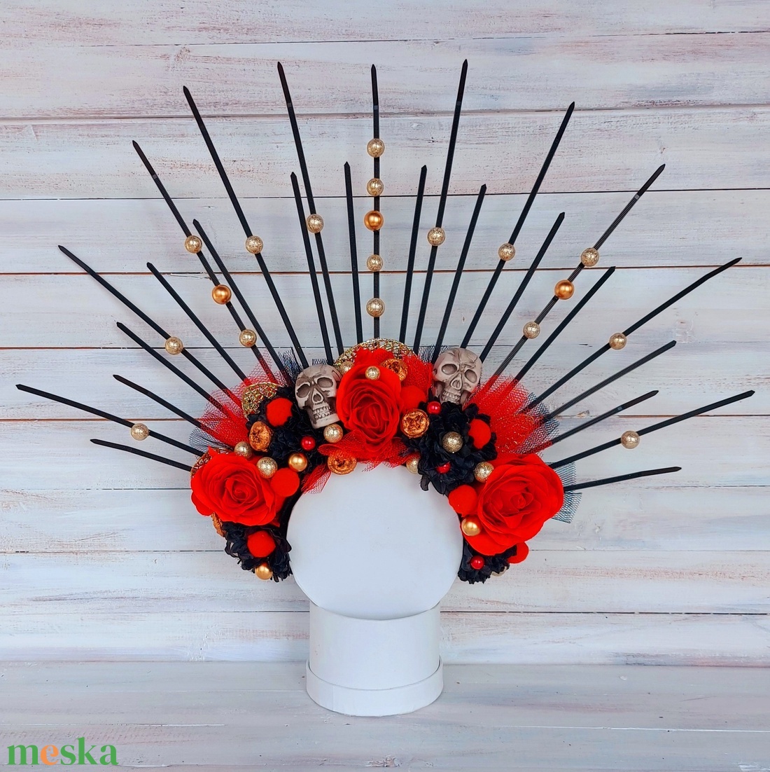 Halloween Fejdísz - Tiara- - otthon & életmód - dekoráció - halloween - halloweeni jelmez és kiegészítők - Meska.hu Halloween Fejdísz - Tiara- - otthon & életmód - dekoráció - halloween - halloweeni jelmez és kiegészítők - Meska.hu
