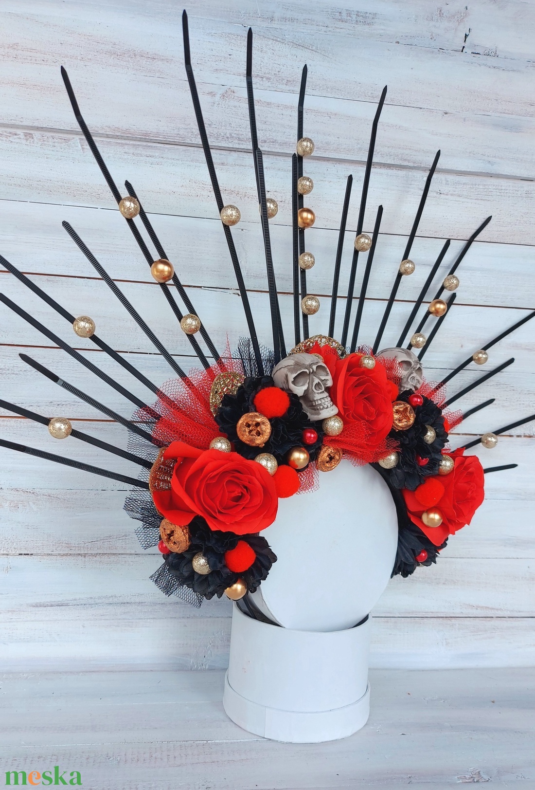 Halloween Fejdísz - Tiara- - otthon & életmód - dekoráció - halloween - halloweeni jelmez és kiegészítők - Meska.hu Halloween Fejdísz - Tiara- - otthon & életmód - dekoráció - halloween - halloweeni jelmez és kiegészítők - Meska.hu