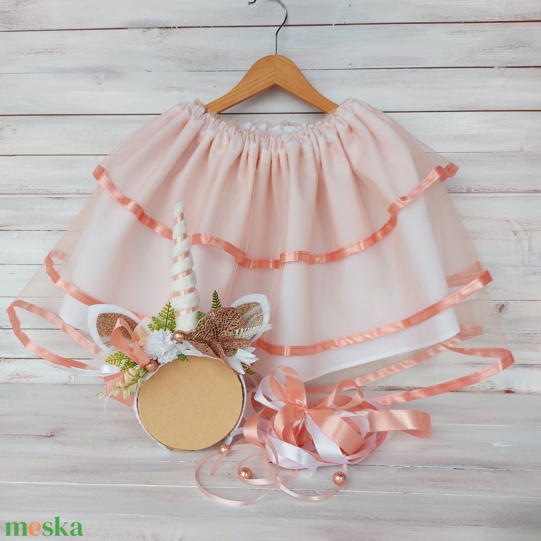 Unikornis Jelmez -Rosegold- - ruha & divat - jelmez & álarc - jelmez - Meska.hu