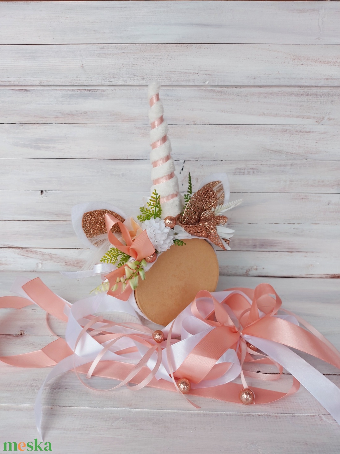 Unikornis Jelmez -Rosegold- - ruha & divat - jelmez & álarc - jelmez - Meska.hu