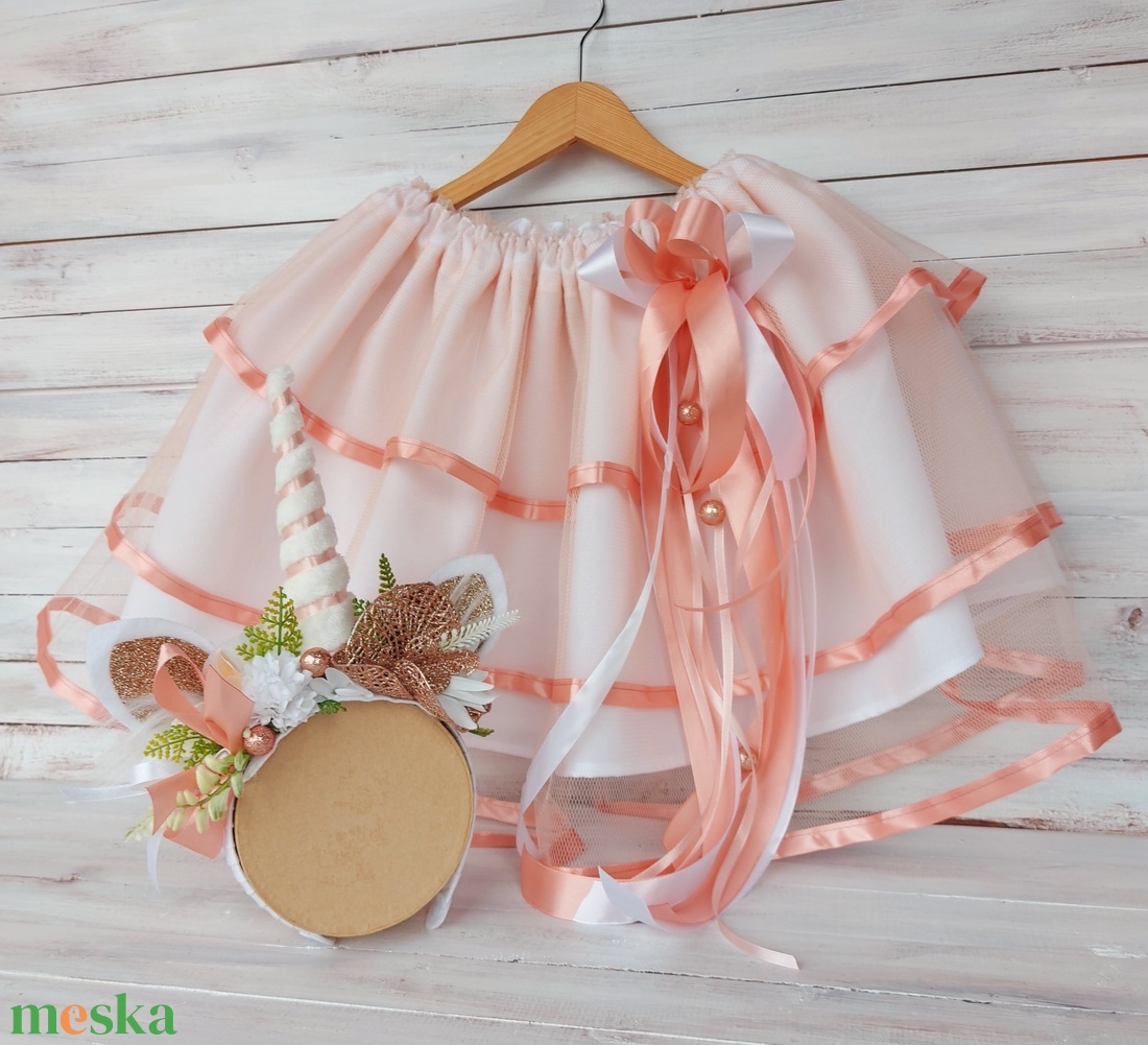 Unikornis Jelmez -Rosegold- - ruha & divat - jelmez & álarc - jelmez - Meska.hu