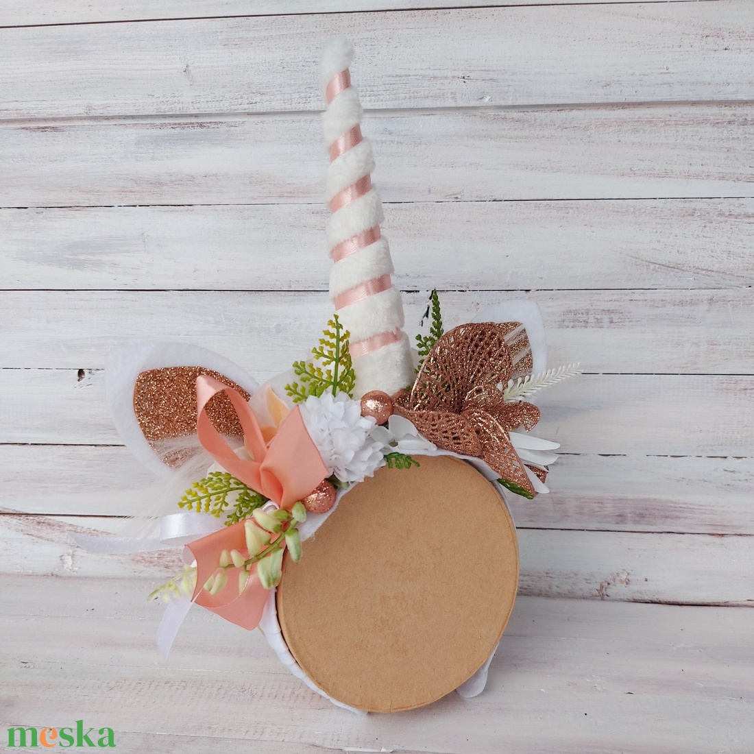 Unikornis Jelmez -Rosegold- - ruha & divat - jelmez & álarc - jelmez - Meska.hu