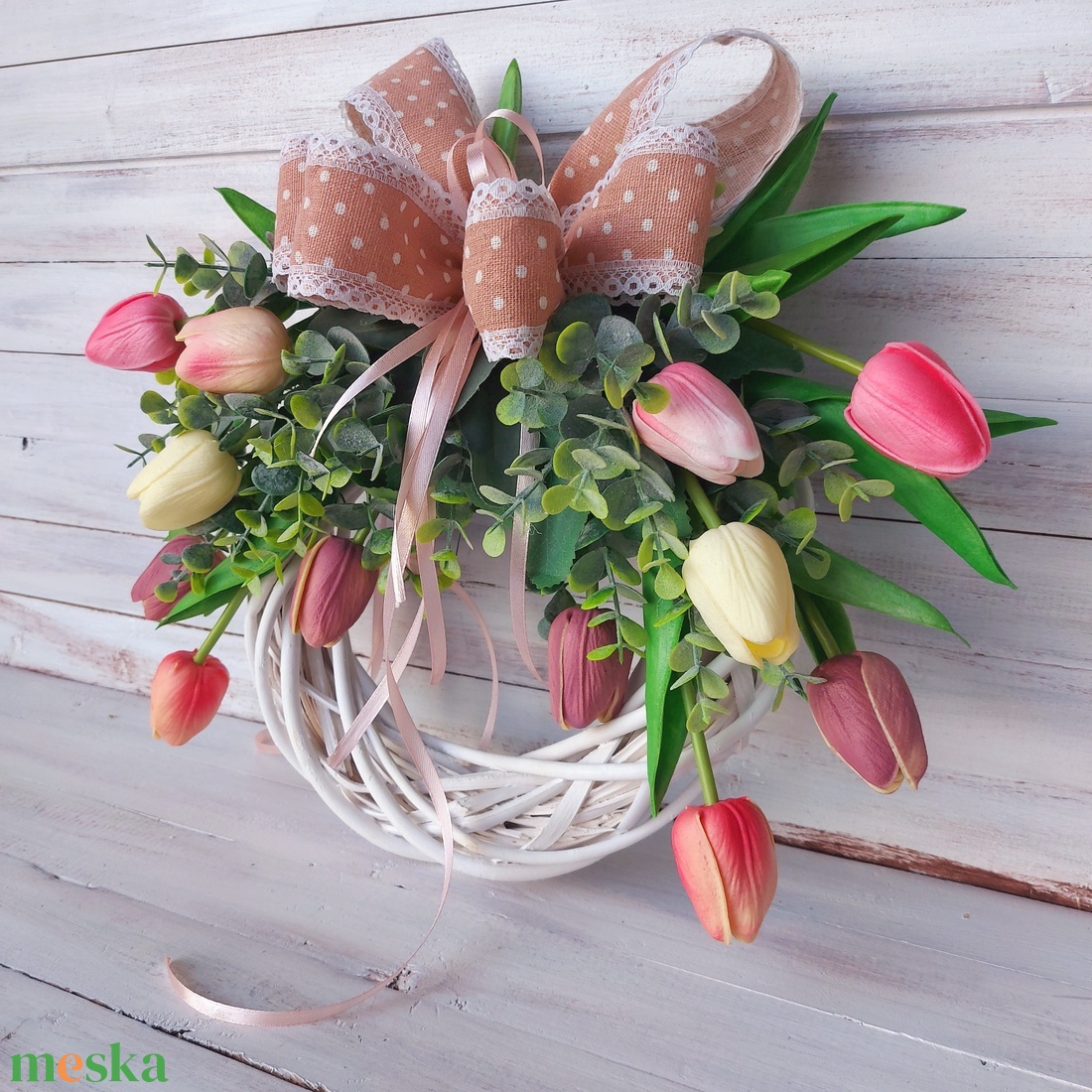DIY csináld magad- Tulipános kopogtató - diy (csináld magad) - egységcsomag - Meska.hu DIY csináld magad- Tulipános kopogtató - diy (csináld magad) - egységcsomag - Meska.hu